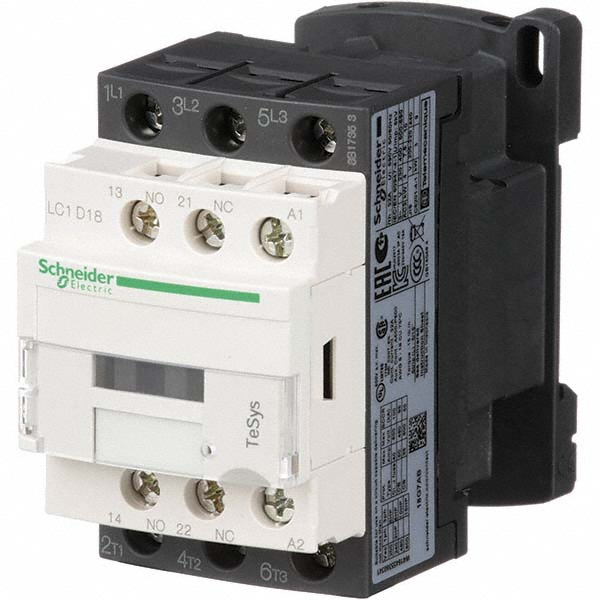 Schneider Electric IEC Contactor: 3 Poles, NC - LC1K0601U7