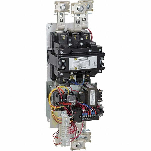 Square D 110 Coil VAC at 50 Hz, 120 Coil VAC at 60 Hz, 540 Amp, NEMA Size 6, Nonreversible Open Enclosure NEMA Motor Starter - 8536SHO2V02H30S