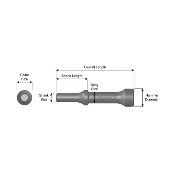 Ajax Tool Works Ajax Tools  AJX-A967 1 in. Diameter Jp Sk Bump  Hammer - AJX-A967