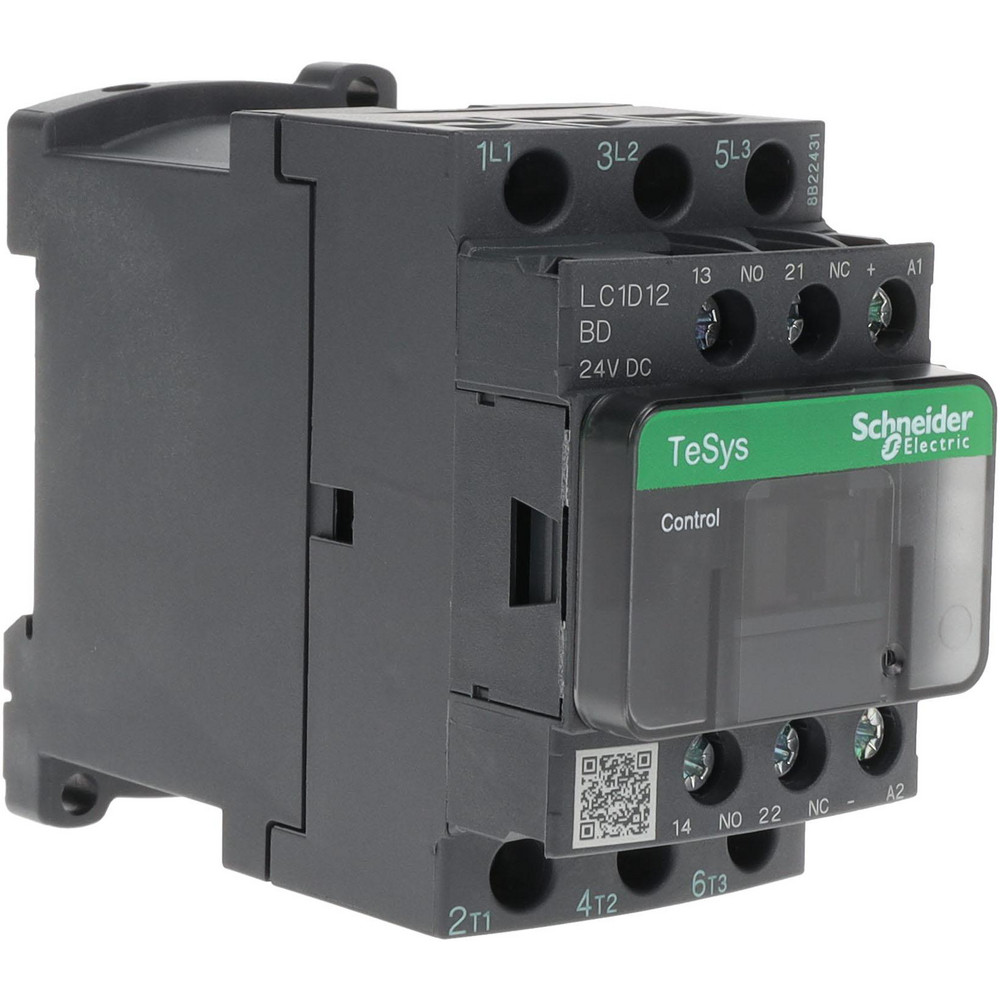 Schneider Electric IEC Contactor: 3 Poles, NO - LP1K12105BD
