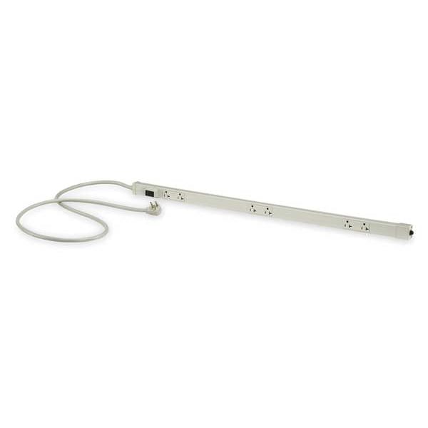 Hubbell Wiring Device-Kellems Outlet Strip, 20A, 6 Outlet, 3 ft. - PT203112P