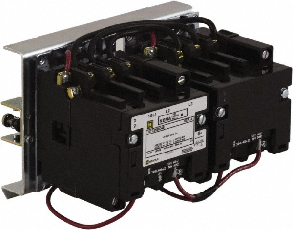 Square D 3 Pole, 110 Coil VAC at 50 Hz and 120 Coil VAC at 60 Hz, 18 Amp NEMA Contactor - 8502SBO2V02S