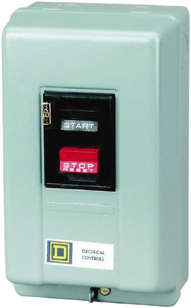 Schneider Electric 3 Pole, 25 Amp, 120 Coil VAC, Nonreversible Enclosed IEC Motor Starter - LE1D253A62OG70