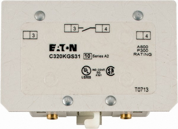 Eaton Cutler-Hammer Starter Side Mount Auxiliary Contact - XTPAXSA12