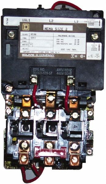 Eaton Cutler-Hammer 208 Coil VAC, 45 Amp, NEMA Size 2, Nonreversible Open Enclosure NEMA Motor Starter - AN16GN0EB