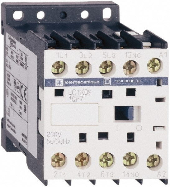 Schneider Electric IEC Contactor: 3 Poles, NC - LC1K0601M7