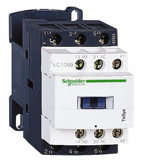 Schneider Electric IEC Contactor: 3 Poles, NC - LC1K0601M7