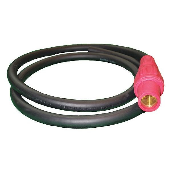 Southwire Cam Lock Power Cord, 200A, Red Cam, 2/0 - 6126SCR