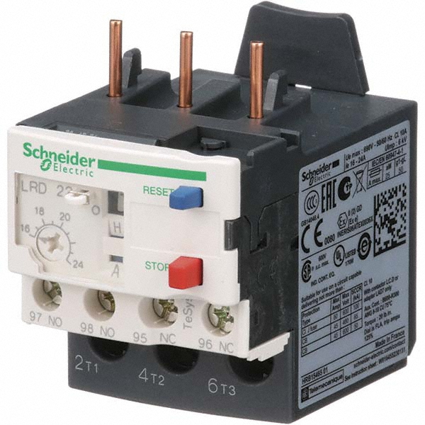 Eaton Cutler-Hammer 1 to 1.6 Amp, 690 VAC, Thermal IEC Overload Relay - XTOB1P6BC1