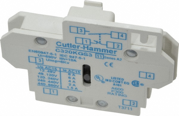 Eaton Cutler-Hammer Starter Auxiliary Contact - C320KGS5