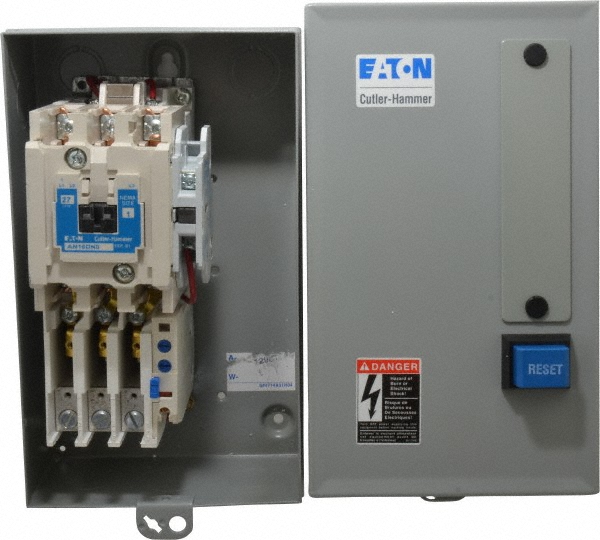 Eaton Cutler-Hammer 120 Coil VAC, NEMA Size 1, Nonreversible Enclosed Enclosure NEMA Motor Starter - ECN0511AAA