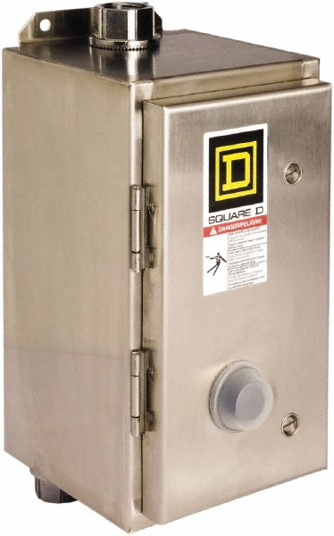 Eaton Cutler-Hammer 208 Coil VAC, 18 Amp, Nonreversible Enclosed Enclosure NEMA Motor Starter - ECN0504EAA