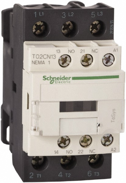Square D 2 Pole, 110 Coil VAC at 50 Hz and 120 Coil VAC at 60 Hz, 27 Amp NEMA Contactor - 8502SCO1V02