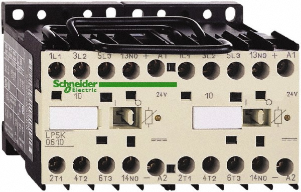 Schneider Electric IEC Contactor: 3 Poles, NO - LP5K0610BW3