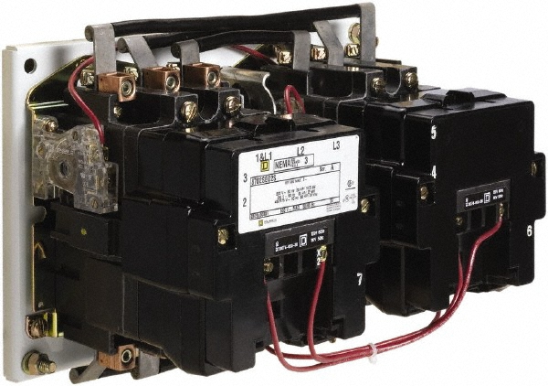 Square D 3 Pole, 440 Coil VAC at 50 Hz and 480 Coil VAC at 60 Hz, 90 Amp NEMA Contactor - 8502SEO2V06