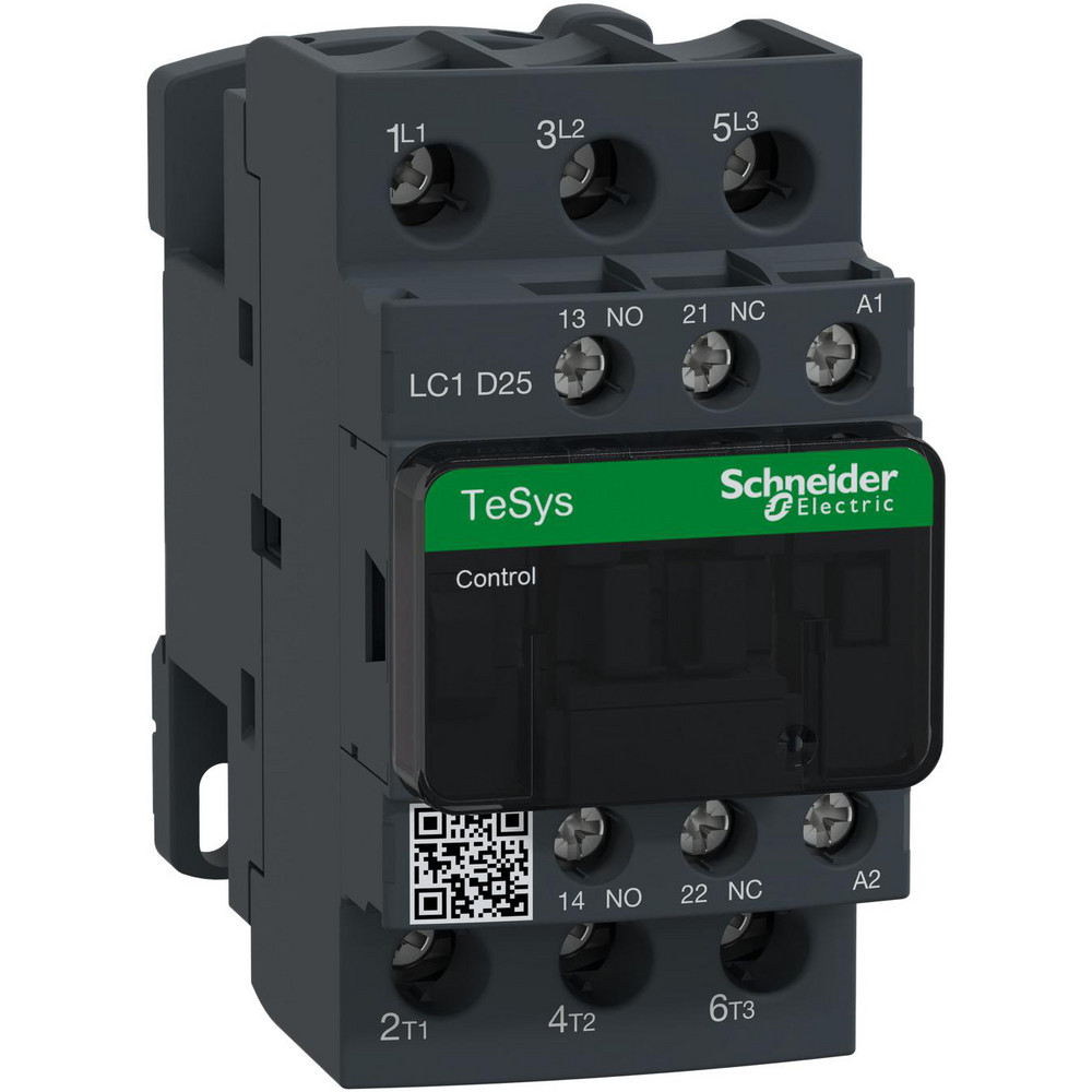 Schneider Electric IEC Contactor: 3 Poles, NO - LP1K06103BD