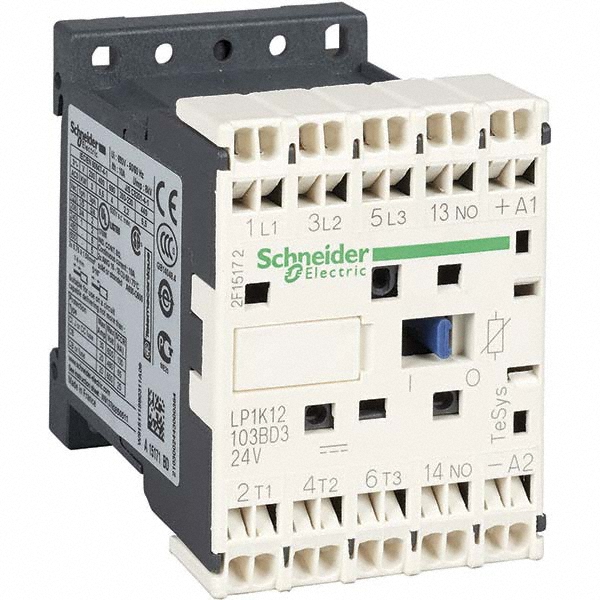 Schneider Electric IEC Contactor: 3 Poles, NO - LP1K06103BD