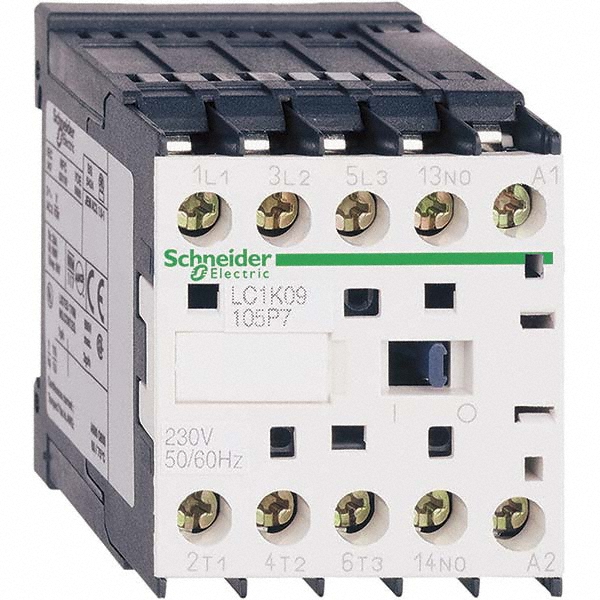 Schneider Electric IEC Contactor: 3 Poles, NO - LP1K06103BD