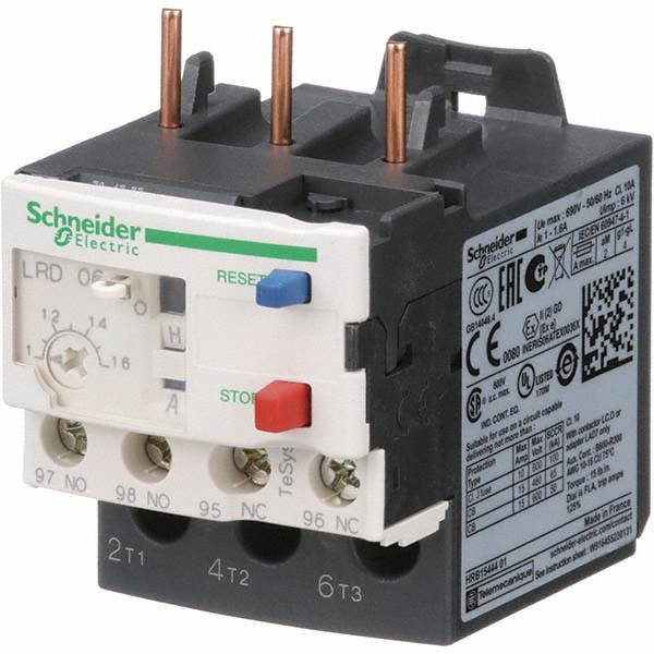 Eaton Cutler-Hammer 1.6 to 2.4 Amp, 690 VAC, Thermal IEC Overload Relay - XTOB2P4BC1
