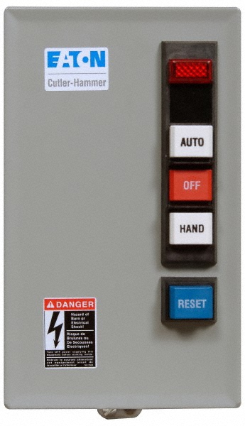 Eaton Cutler-Hammer 240 Coil VAC, 9 Amp, Nonreversible Enclosed Enclosure NEMA Motor Starter - ECN05A1BAA