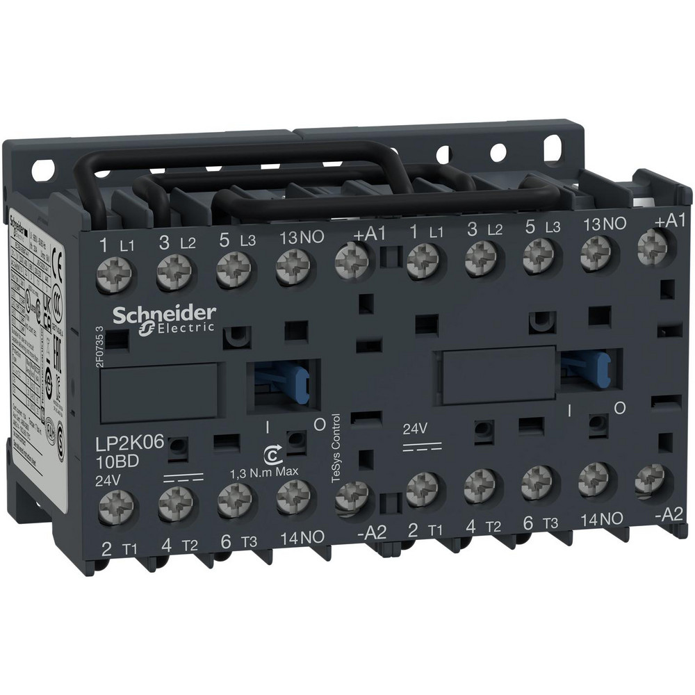 Schneider Electric IEC Contactor: 3 Poles, NO - LP2K1210BD3
