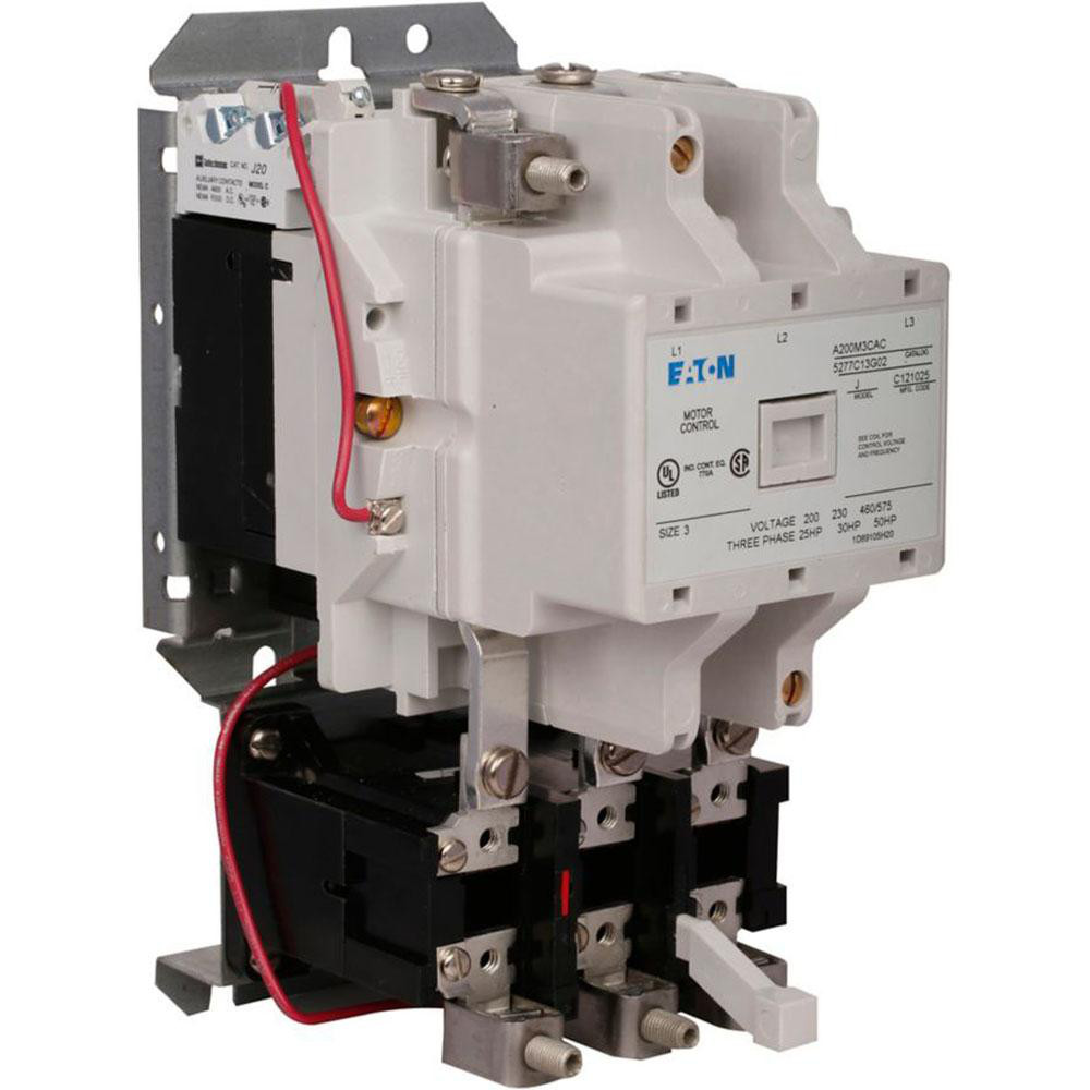 Eaton Cutler-Hammer 208 Coil VAC, 90 Amp, NEMA Size 3, Nonreversible Open Enclosure NEMA Motor Starter - AN16KN0E
