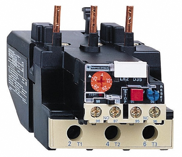 Schneider Electric 55 to 70 Amp, 690 VAC, Thermal IEC Overload Relay - LR2D3561