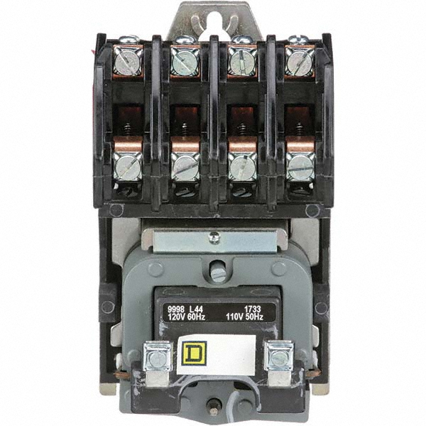 Square D No Enclosure, 3 Pole, Electrically Held Lighting Contactor - 8903LO30V03