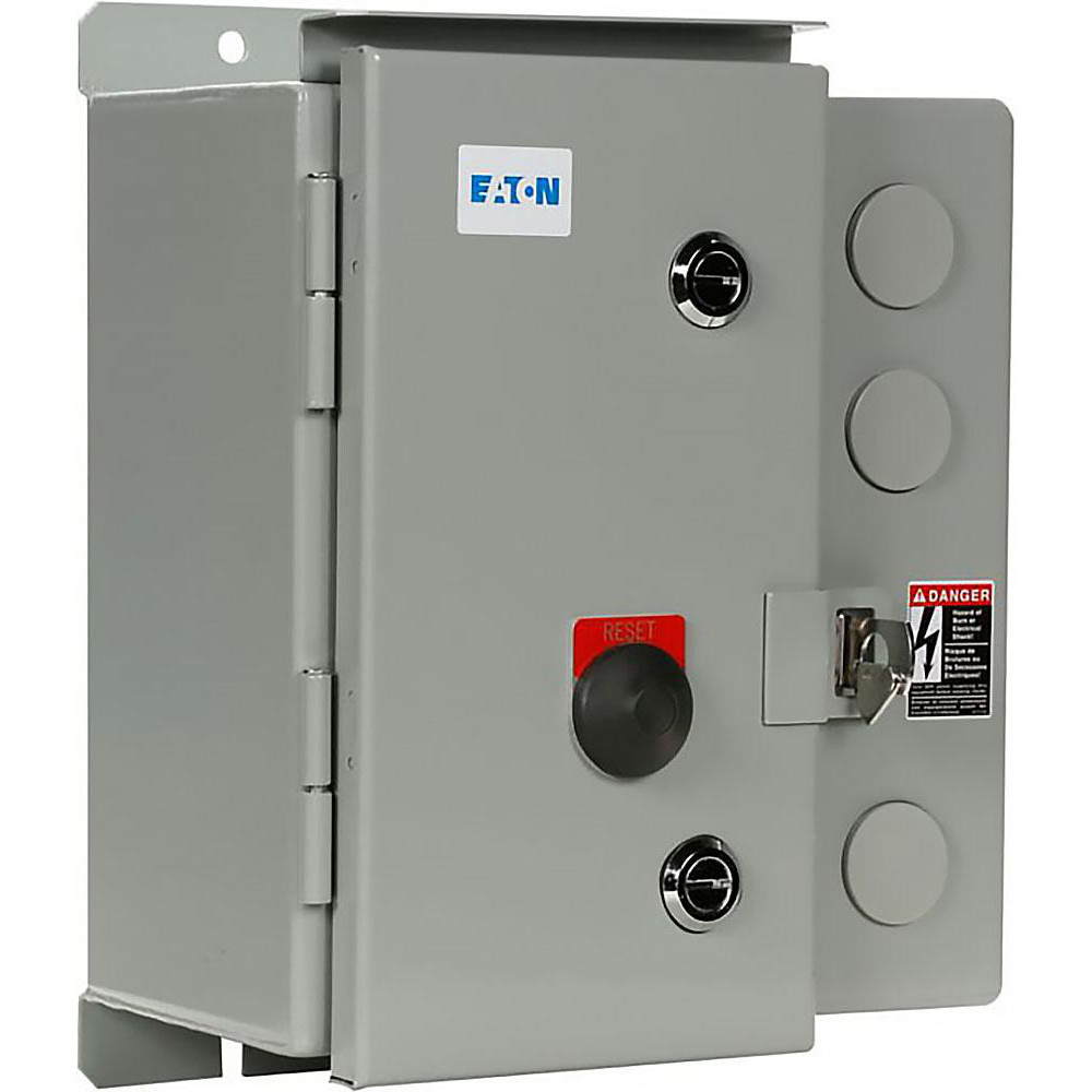 Eaton Cutler-Hammer 120 Coil VAC, 18 Amp, Nonreversible Enclosed Enclosure NEMA Motor Starter - ECN0508AAA