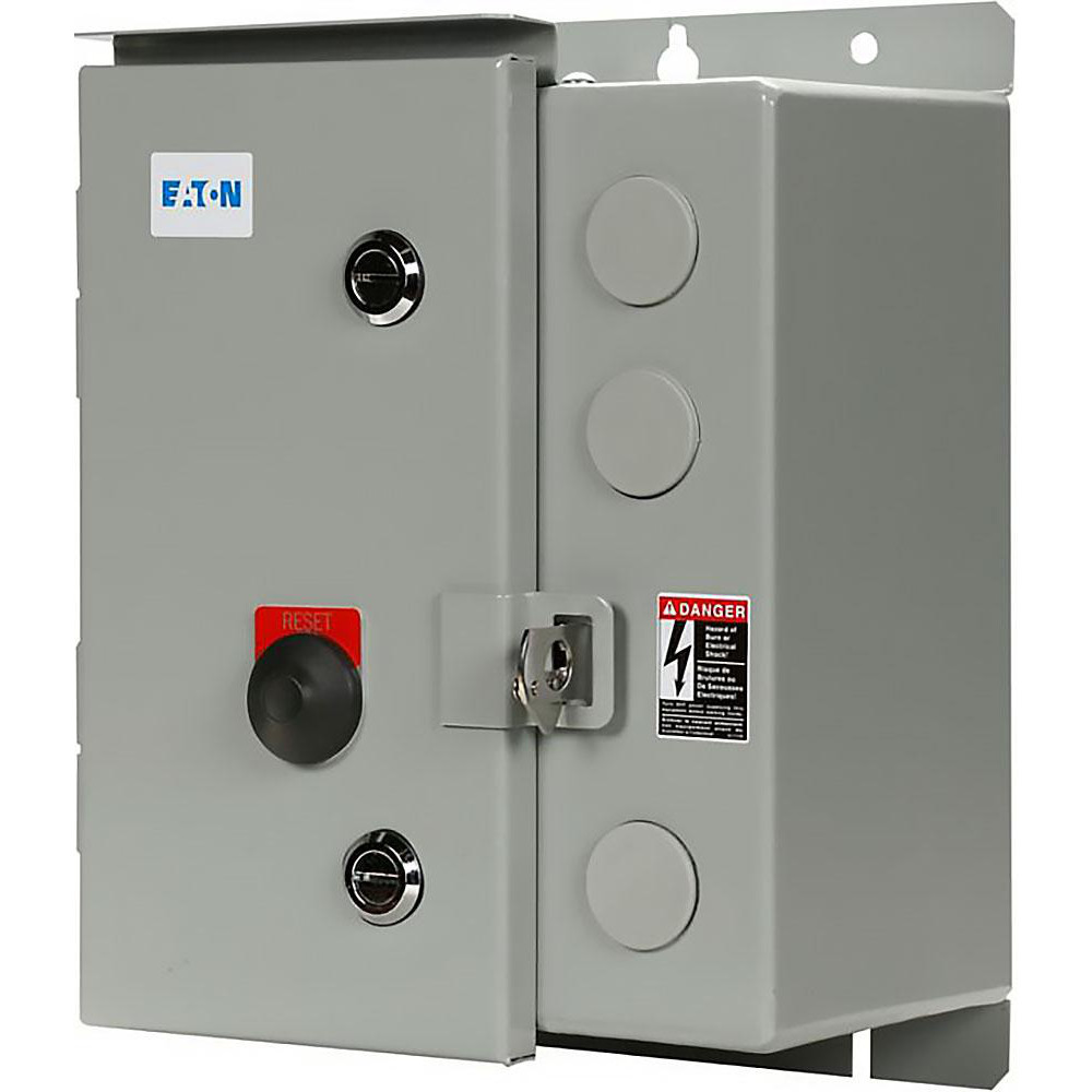 Eaton Cutler-Hammer 120 Coil VAC, 18 Amp, Nonreversible Enclosed Enclosure NEMA Motor Starter - ECN0508AAA