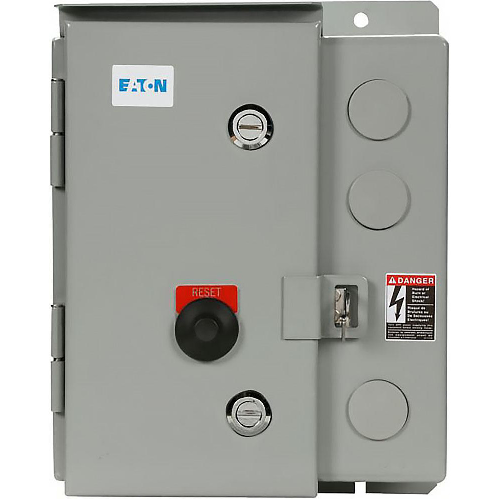 Eaton Cutler-Hammer 120 Coil VAC, 18 Amp, Nonreversible Enclosed Enclosure NEMA Motor Starter - ECN0508AAA