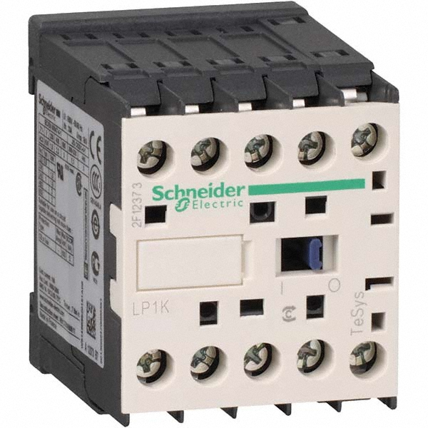 Schneider Electric IEC Contactor: 3 Poles, NO - LP1K0610ED