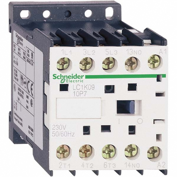 Schneider Electric IEC Contactor: 3 Poles, NO - LP1K0610ED