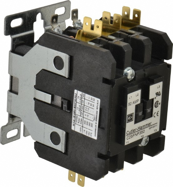 Square D 3 Pole, 24 Coil VAC at 60 Hz, Reversible Definite Purpose Contactor - 8965RO10V01
