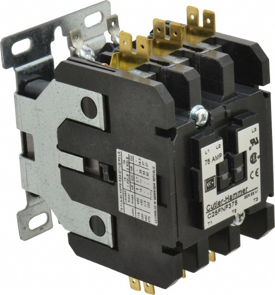 Square D 3 Pole, 24 Coil VAC at 60 Hz, Reversible Definite Purpose Contactor - 8965RO10V01