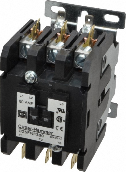 Square D 3 Pole, 24 Coil VAC at 60 Hz, Reversible Definite Purpose Contactor - 8965RO10V01