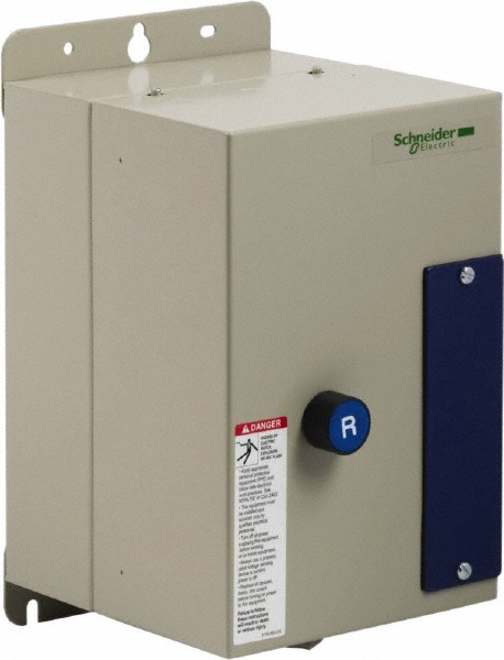 Schneider Electric 9 Amp, 208 Coil VAC, 50/60 Hz, Nonreversible Enclosed IEC Motor Starter - LE1D093A62OL70