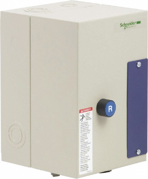 Schneider Electric 9 Amp, 208 Coil VAC, 50/60 Hz, Nonreversible Enclosed IEC Motor Starter - LE1D093A62OL70