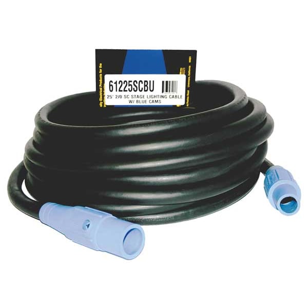 Southwire Cam Lock Extension Cord, 200A, CL20FBU, 1P - 61225SCBU