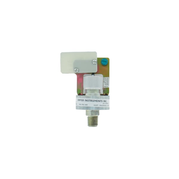 Interruptor de presión económico Dwyer Instruments, rango de punto de ajuste 3-40 psi 21-276 kPa, ±1.0 psi - A1PS-24
