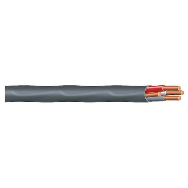 Southwire NM-B, Non-Metallic Building Cable, Copper, 8 AWG, 3C, Solid, 500 ft - 8/3NM-W/GX500
