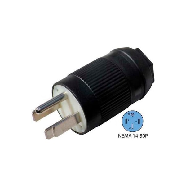 Conntek Conntek 60837-00, 50-Amp Assembly RV Plug with NEMA 14-50P Male End - 60837-00