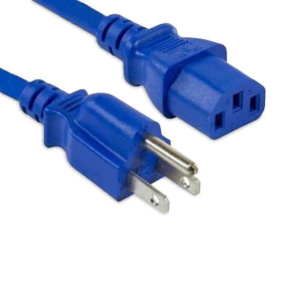Enet 5-15P To C13 2Ft Blue Power Cord - N515-C13-BL-2F-ENC