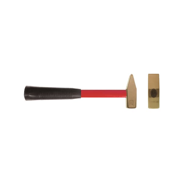 Cs Unitec Non Sparking Hammer, Cross Peen, 1.5 KG, Aluminum Bronze - EX1041-1500A