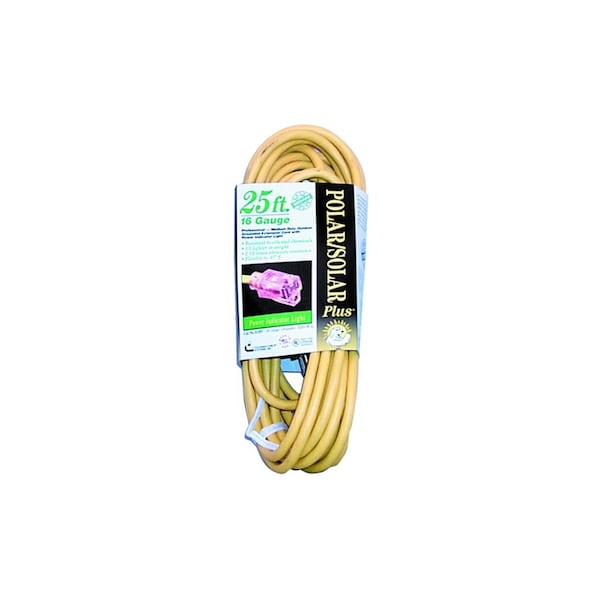 Southwire Extension Cord, 16 AWG, 16/3, 25 ft - 1287