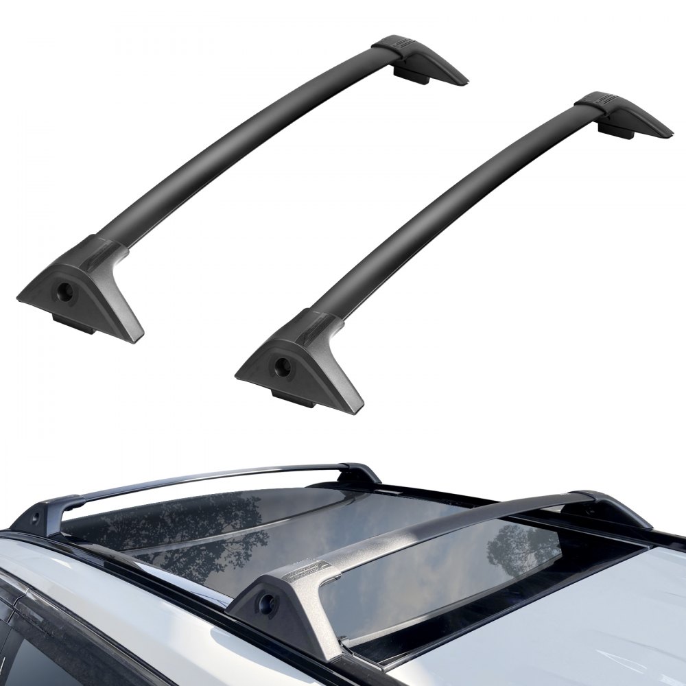 VEVOR Roof Rack Cross Bars, Compatible with Toyota RAV4 2019-2023, 260lbs Load Capacity, Aluminum Anti-Rust Crossbars with Locks, Rooftop Cargo Bag Luggage Carrier (Not Fit for Adventure/TRD Off-Road) - CDHGJZSKFTRF7ZI8NV0