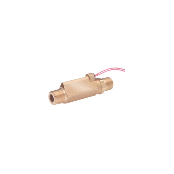Dwyer Instruments Interruptor de flujo de latón de alta presión, punto de ajuste de activación 1.5 GPM 5.68 LPM - P8-14