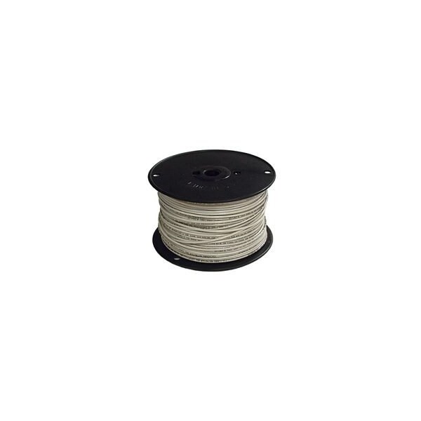 Southwire THHN, Building Wire, Copper, 14 AWG, 1C, White, Solid, 500 ft - 14WHT-SOLX500