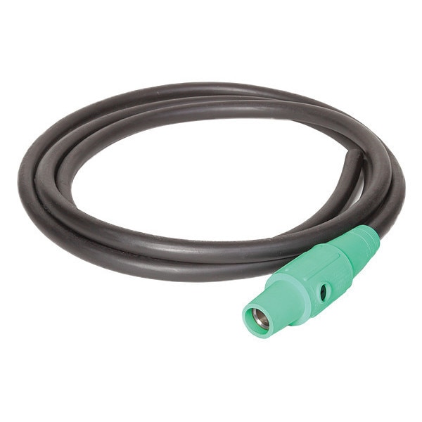 Southwire Cam Lock Power Cord, 200A, Green Cam, 2/0 - 6126SCG