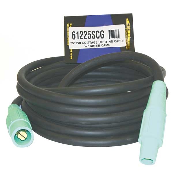 Southwire Cam Lock Extension Cord, Wire Size 2/0, 1P - 61225SCG